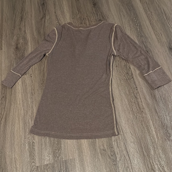 Women’s XXL Mossimo Supply 3/4 Sleeve Button Up Thermal - Picture 3 of 3